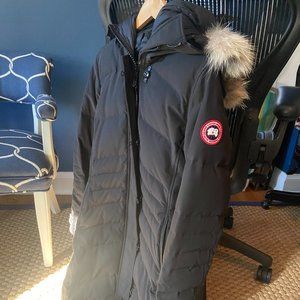 Canada Goose Lorette Fur-Hood Down Parka Coat (Size M)